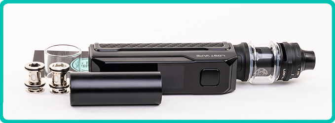 Contenu du Kit thelema solo 100 Pro Lost Vape